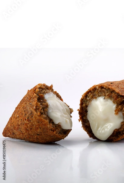 Obraz Kibbeh stuffed with cream cheese.