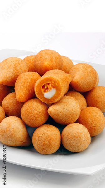 Obraz Brazilian snack, Chicken Coxinha with cream cheese