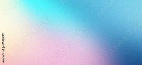 Obraz Grainy pastel blue pink purple gradient background subtle noise texture banner header cover poster backdrop design