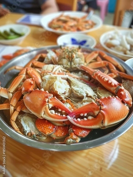 Obraz seafood in a restaurant