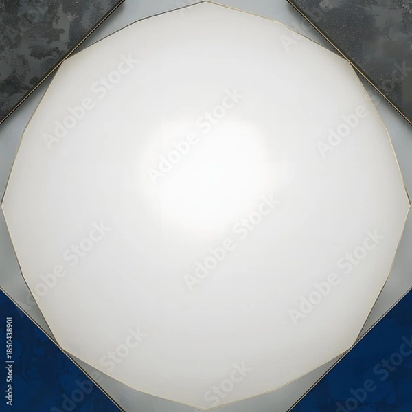 Obraz Geometric Metal Frame