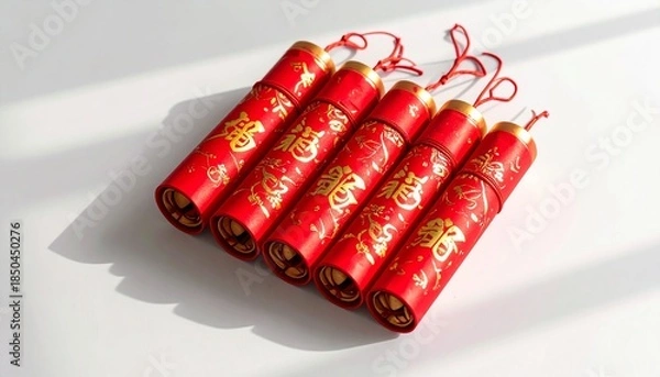 Obraz Dynamite Sticks Explosives Fireworks Red