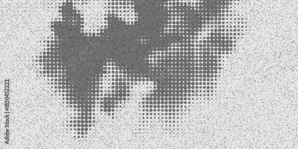 Obraz halftone on white background. Vector dots glitter or halftone glitter pattern texture Pop Art Style Background.