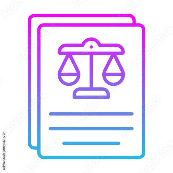 Fototapeta Document Icon