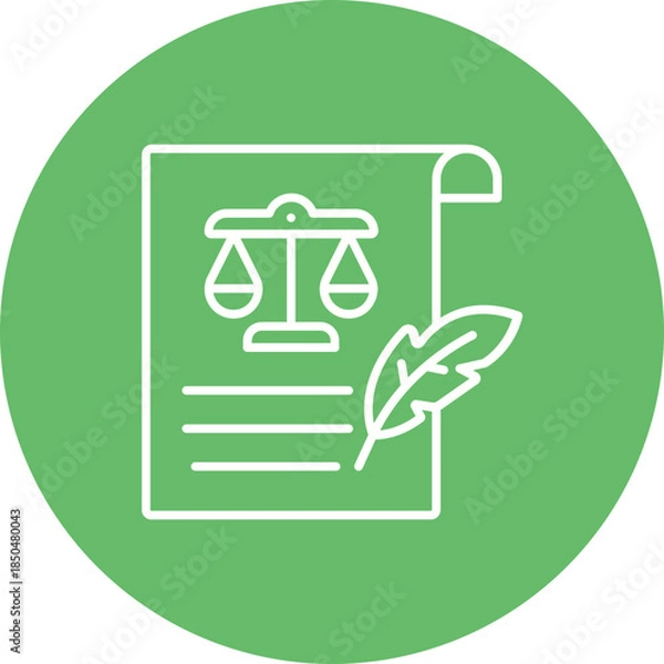 Fototapeta Writing Icon