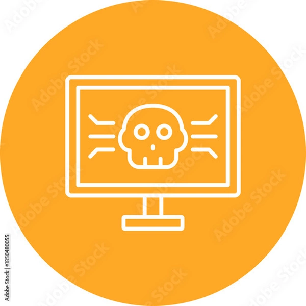 Fototapeta Cybercrime Icon