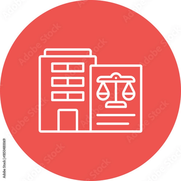 Fototapeta Corporate Laws Icon