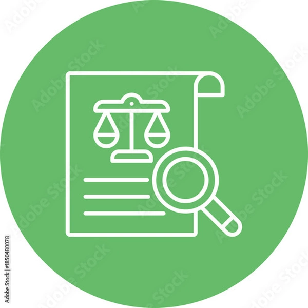 Fototapeta Evidence Icon