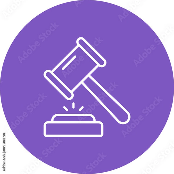 Fototapeta Judge Icon