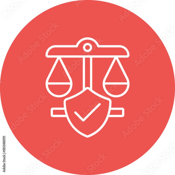 Fototapeta Protection Icon