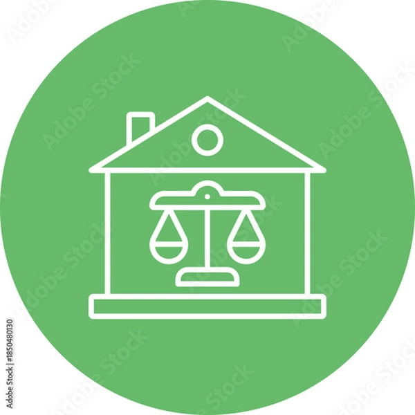 Fototapeta Property Law Icon