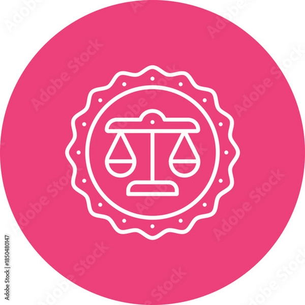 Fototapeta Stamp Icon