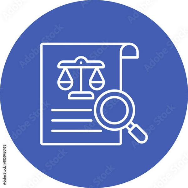 Fototapeta Investigation Icon