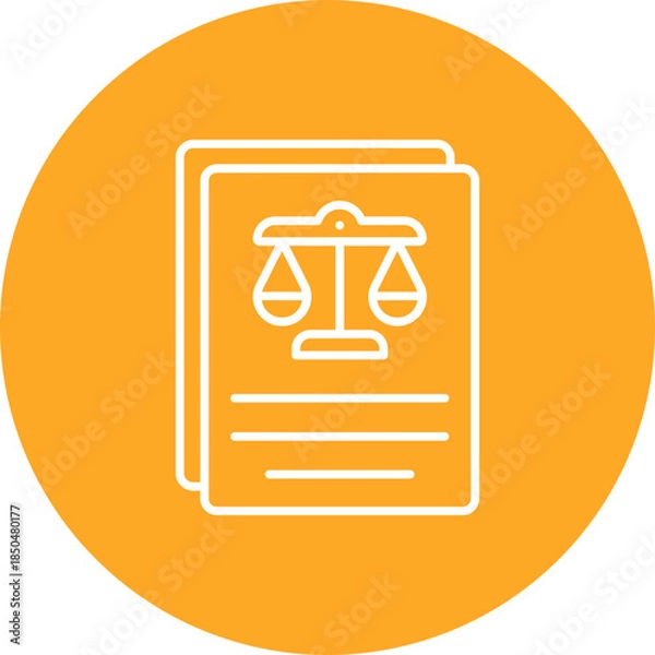 Fototapeta Document Icon