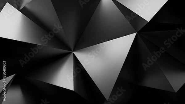 Obraz Abstract Geometric Pattern of Dark Matter