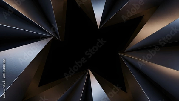 Obraz Abstract Geometric Pattern of Dark M13