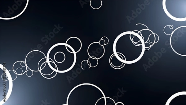 Obraz Abstract geometric pattern of white 9