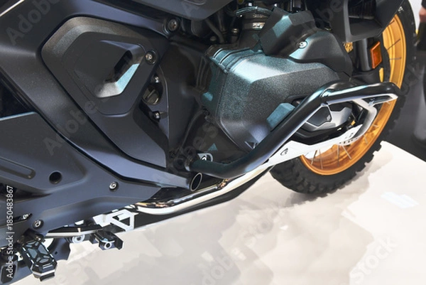 Obraz オートバイのエンジン