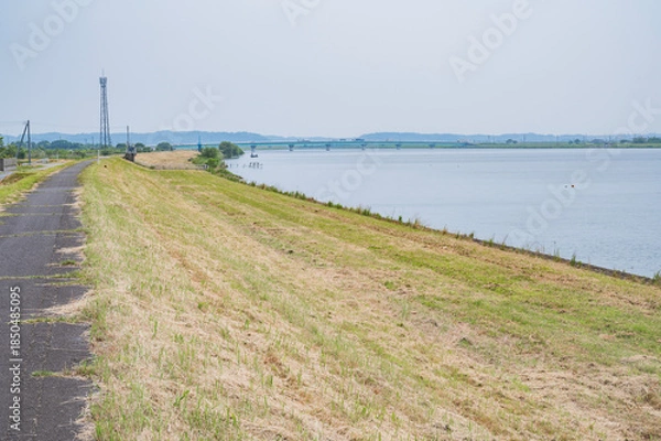 Obraz 茨城　常陸利根川