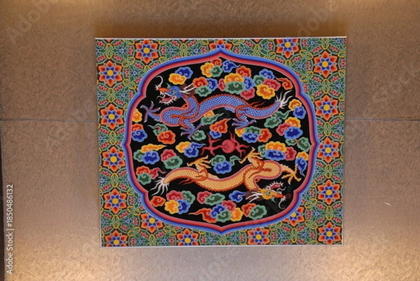 Obraz 川崎大師、経堂の天井画。