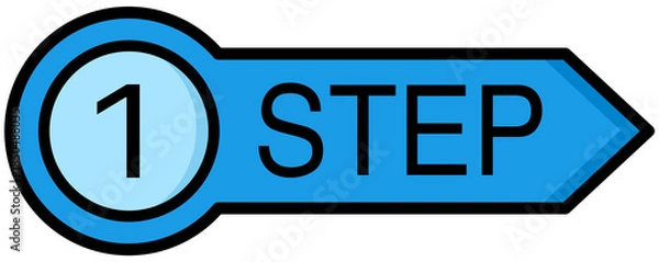 Fototapeta Step 1