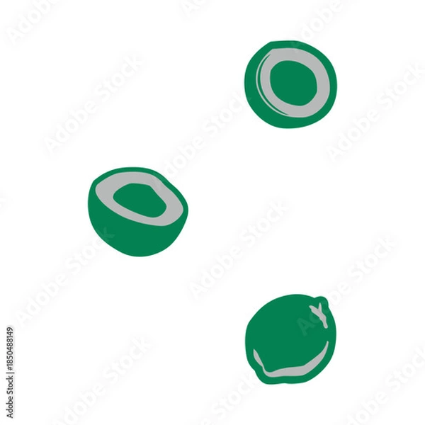 Obraz Make a Professional Coconut Icon Image