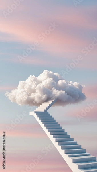 Obraz stairway to cloud