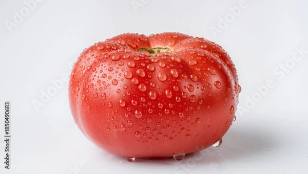 Obraz wet red tomato