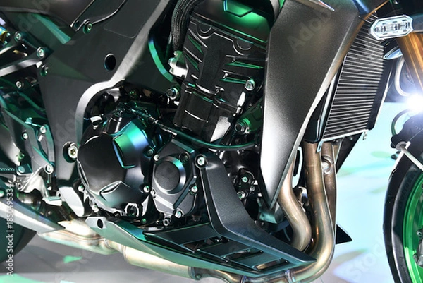 Obraz オートバイのエンジン