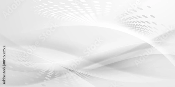 Obraz gray and white abstract background modern vector illustration