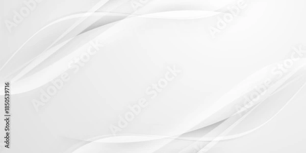 Obraz gray and white abstract background modern vector illustration
