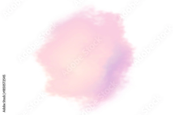 Obraz にじむ変形円形ぼかし　ピンク色グラデーション 