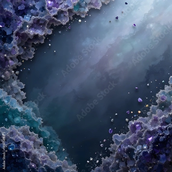 Obraz Crystal Geode Fantasy Frame