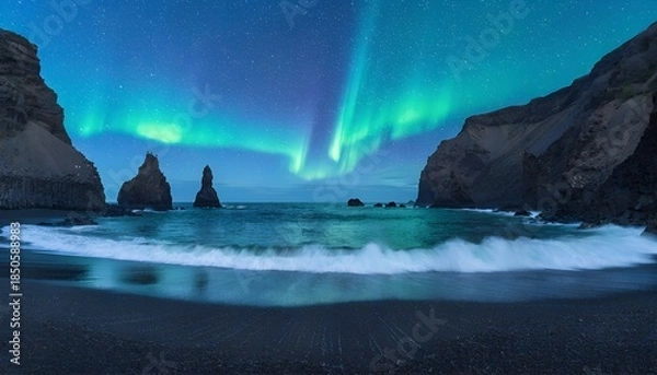 Obraz ocean wave and dolphin