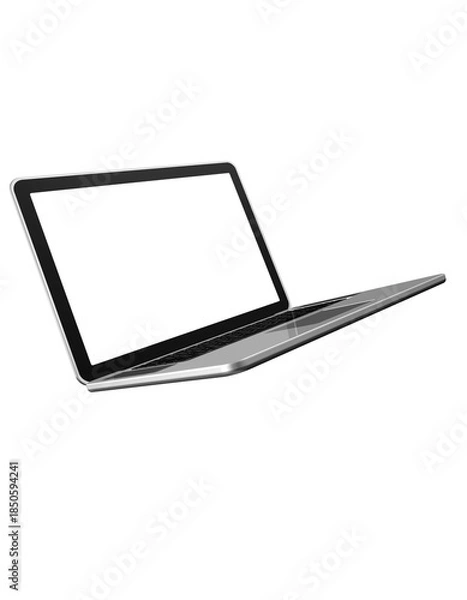 Obraz Laptop computer isolated on transparent background