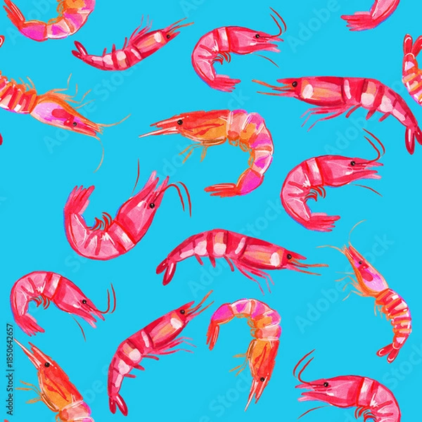 Obraz seamless pattern with fishes
