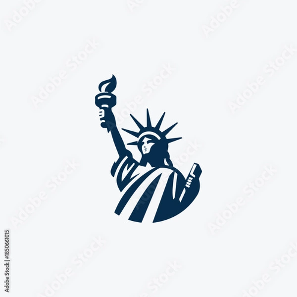 Obraz Lady Liberty Logo