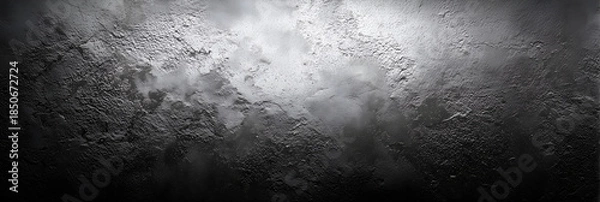 Obraz Dark Cement Wall Texture with Soft Light Gradient