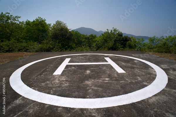 Obraz Helicopter Landing Pad