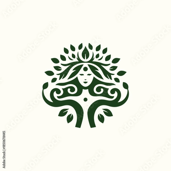 Obraz Nature Goddess Logo