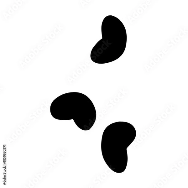 Obraz candy vector silhouette