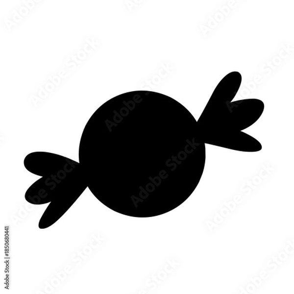 Obraz candy vector silhouette
