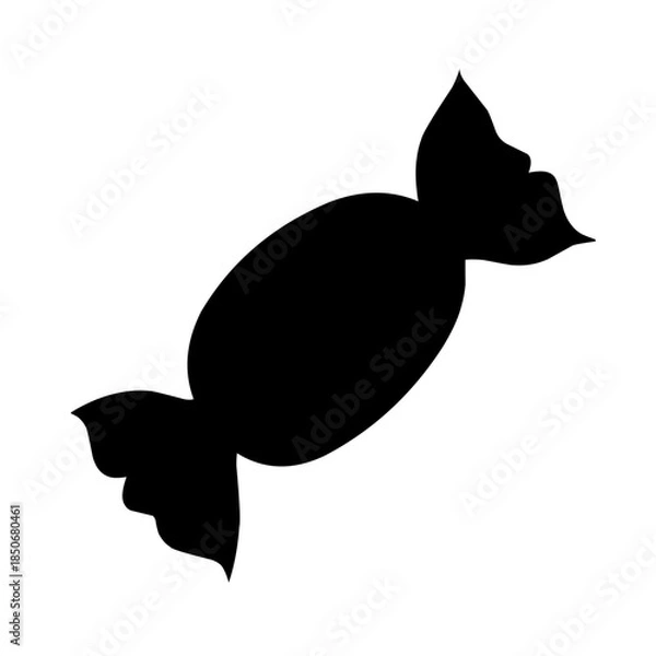Obraz candy vector silhouette