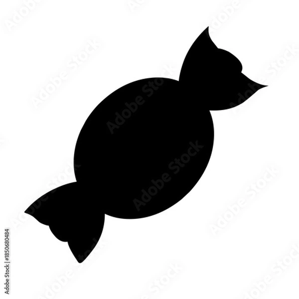 Obraz candy vector silhouette