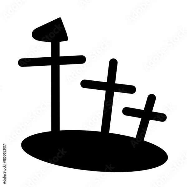 Obraz Halloween vector silhouette