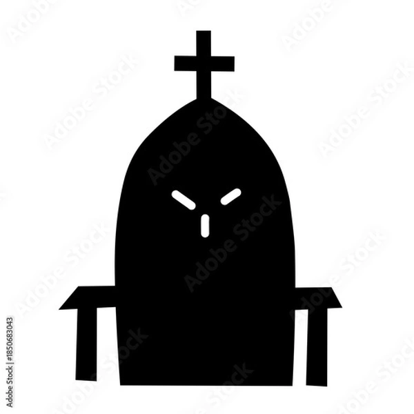 Obraz Halloween vector silhouette