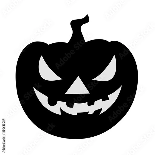 Obraz Halloween vector silhouette