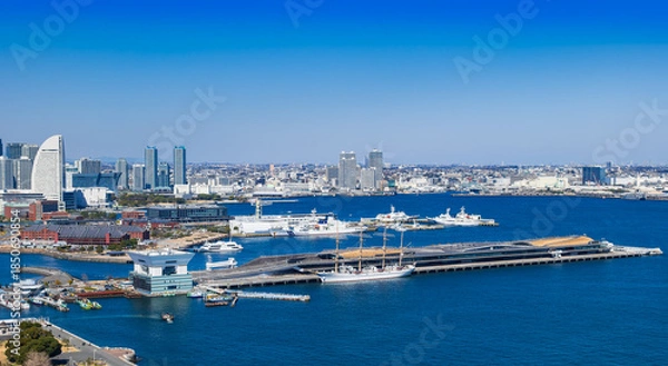 Obraz 横浜港　ワイド