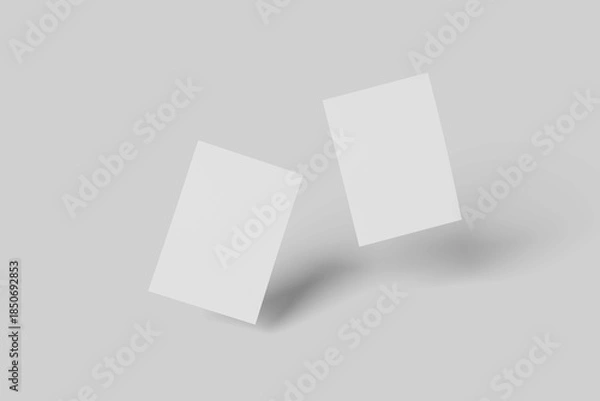 Obraz Blank Flyer Mockup - 3D