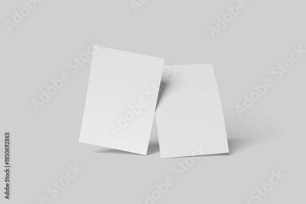 Obraz Blank Flyer Mockup - 3D